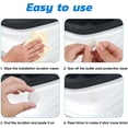 thumbnail image 3 of ZHAOCHENG 20 pegatinas de goma para amortiguador de puerta de coche, sello de almohadilla de amortiguador luminoso blanco, amortiguador de absorción de impactos para puerta de coche, piezas de automóv, 3 of 5