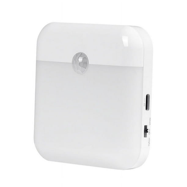 Lámpara LED Recargable con Sensor de Movimiento para Dormitorio, Cocina, Escalera, Pasillo, Armario, Iluminación, C