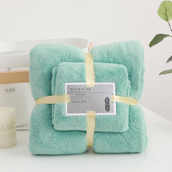 Product Category Towel Soft Bath Towel Two-In-One And Coral Absorben High-Density Home Textiles Platform Competitive Title