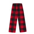 thumbnail image 4 of JJHGVB Flannel Pajama Pants Women Plaid Pajama Pants Lounge Pants Womens Women's Fleece Pants Women’s Pants Comfortable Pants for Women Fleece Pant Red M, 4 of 5
