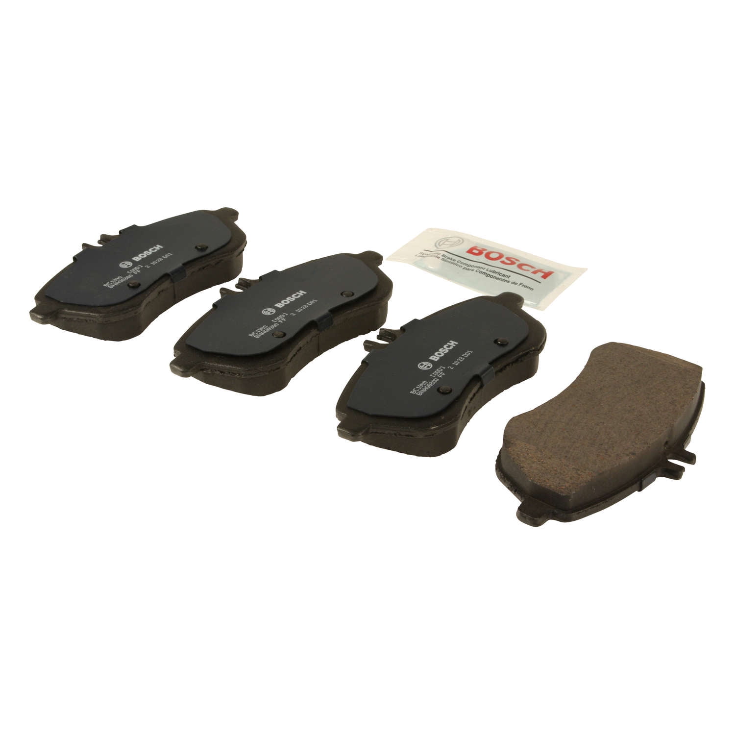 Bosch QuietCast Ceramic Brake Pad Set, w/ Shims
