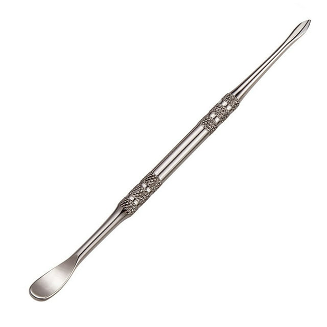 Flmtop Smoke Carving Tool Easy to Operate Excellent Corrosion Resistance Stainless Steel Wax Oil Cleaning Tool for Adult
