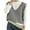 White, variant on KDFJPTH Women Houndstooth Print Short Sleeve V-Neck Pullover Sweater Vest