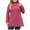 Hot Pink, variant on GigrtiJin Women鈥檚 Turtleneck Dress Sweater Long Sleeve Plus Size Knit Sweater Tops Comfy Loose Pullover Blouse