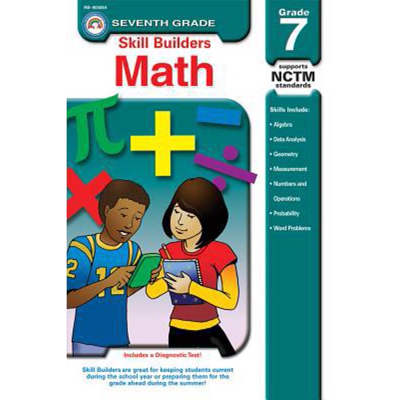Pre-Owned Math, Grade 7 (Skill Builders) (Paperback) 1600221521 9781600221521