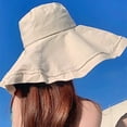 thumbnail image 6 of Women Sun Hat - UV Protection Wide Brim Beach Hat for Women Men, UPF 50+ Hiking Travel Beach Outdoor Cap, 6 of 8