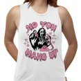thumbnail image 2 of No You Hang up Ghost Women's Muscle Tank Medium White, 2 of 5