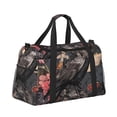 thumbnail image 2 of Balery Moonlit Crow Blossoms Bolsa de Gimnasio para Mujeres, Bolsa de Viaje con Bolsillo Húmedo, Bolsa de Fin de Semana para Mujeres, Bolsa de Viaje Resistente al Agua, 2 of 7