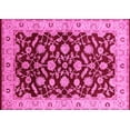 thumbnail image 1 of Ahgly Company Indoor Rectangle Oriental Pink Traditional Area Rugs, 7' x 9', 1 of 4