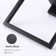 thumbnail image 5 of Black Toallero de baño, toallero de montaje en pared, acero inoxidable Sus304, acabado en negro mate, A2480dg-bk, 5 of 5