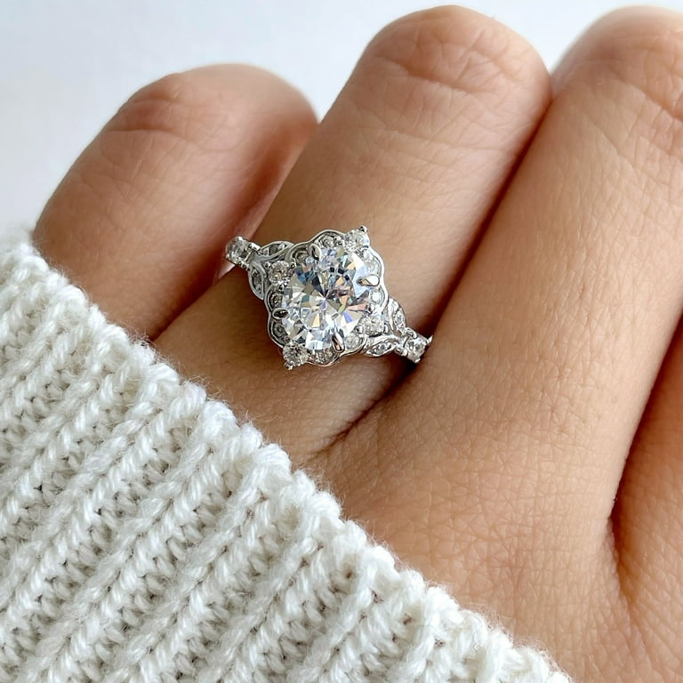 Cz art deco rings store