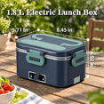 Modular Electrical Box Image 100w Electric Lunch Box For Adults 2 Pack 1.8l Portable Food Warmer ...