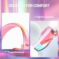 thumbnail image 4 of homicozy Noise Cancelling Headphones for Kids,Teens Ages 3-16,Cool Cyberpunk Ear Hearing Protection,SNR 25dBSound Proof Safety Earmuffs for Concerts,Monster Trucks,Sensitive Ears(Pink), 4 of 8