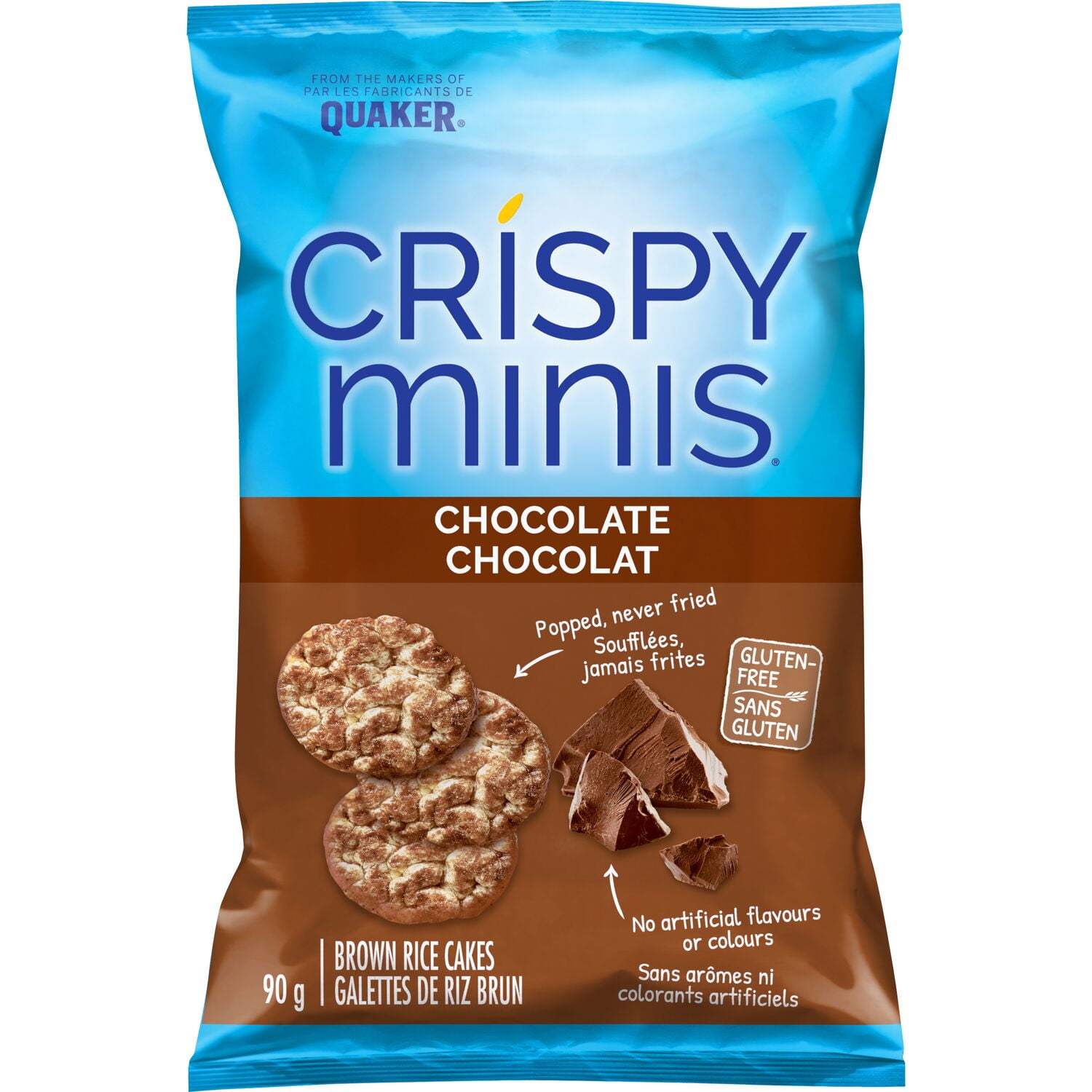 Quaker Crispy Minis Chocolate Brown Rice Cakes