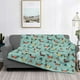 thumbnail image 2 of Fotbe Dachshund Dog Puppy Manta de Franela con Estampado, Manta Ultrasuave para Cama, Sofá, Auto, Hipoalergénica y Antibolitas-60"x50", 2 of 6