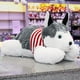 thumbnail image 2 of Perrito Husky Lobo de Peluche Acostado 1 Metro PELUCHERIA, 2 of 5