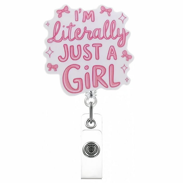 Bobine de Badge Rétractable Pailleté Accessoire à Languette Scintillante Porte-Badge Acrylique Réutilisable Porte-Cartes d'Identité avec Clip pour Travail École Événements Fêtes et Plus