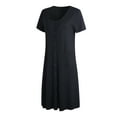 thumbnail image 2 of RH Womens Sleepwear Short Nightgown Button Down Pajama Nightshirt Housedress S-XXL RHW2896, 2 of 6