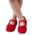 thumbnail image 6 of Girls Mary Jane Flat Shoes Cute Bow Round Toe Casual School Flats Ankle Strap Soft Non Slip Sole Fashion Shoes, 6 of 10