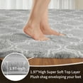 thumbnail image 5 of SWEES Non-slip Soft Fluffy Rugs, Washable Modern Area Rug, Decorative Big Carpets for Home Livingroom Bedroom Decor, Light Gray Lanten, 5 of 5