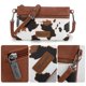 thumbnail image 5 of Monedero de mano con estampado de vaqueros Montana West Wrangler para mujer, 5 of 7