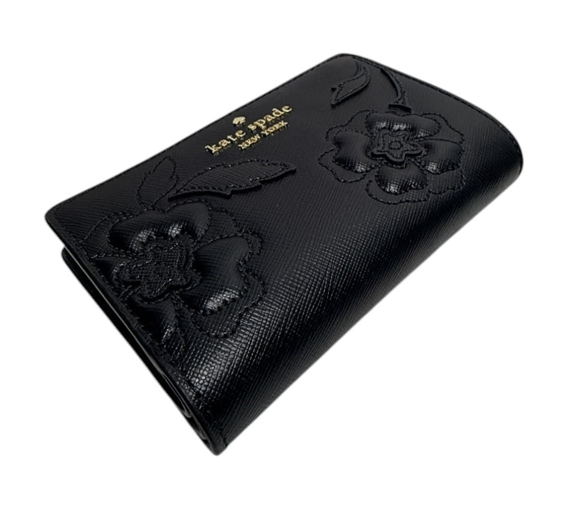 Kate Spade Madison Leather Medium Compact Bifold Wallet