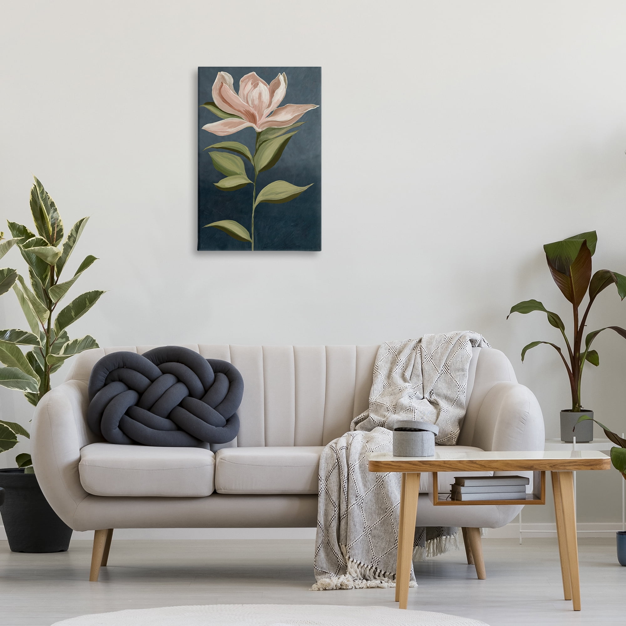 Stupell Industries Pink Iris Petals Plants & Flowers Painting Wrapped Canvas Art Print Wall Art, 20 x 30