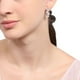 thumbnail image 2 of Aretes Ocean Heart OH16-1019 de oro blanco con cristales corte diamante blancos, 2 of 2