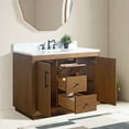 thumbnail image 6 of Vanity Art 48" Single Bathroom Vanity with Sink, Freestanding Bath Storage Cabinet with Engineered Marble Top, 6 of 7