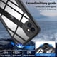 thumbnail image 3 of Funda para iPhone 14 13 12 11 Pro Max 14 Plus XS MAX XR de 360 grados transparente, cuerpo completo, resistente, Protector de pantalla incorporado, 3 of 4
