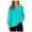 Mint Green, variant on TINZ Women's Casual Point Sleeve V Neck Slim Solid Color T Shirt Long Sleeve Top Womens Summer Shirts Loose Fit Women's Athletic Tops Dry Tech Shirts Women
