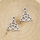 thumbnail image 3 of 20 Pieces Silver Triangle Celtic Knot Jewelry Making Charms Pendant Celtic Amulet Pendant, 3 of 3