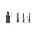 thumbnail image 3 of Firewood Drill Bit 3pcs Replaceable Shank Square Round Hex 32mm Sharp Head Woodworking Cut Tools, 3 of 8