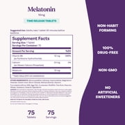 Natrol® Sleep Advanced Melatonin Time Release Tablets, Nighttime Sleep Aid, 10mg, 75 Count