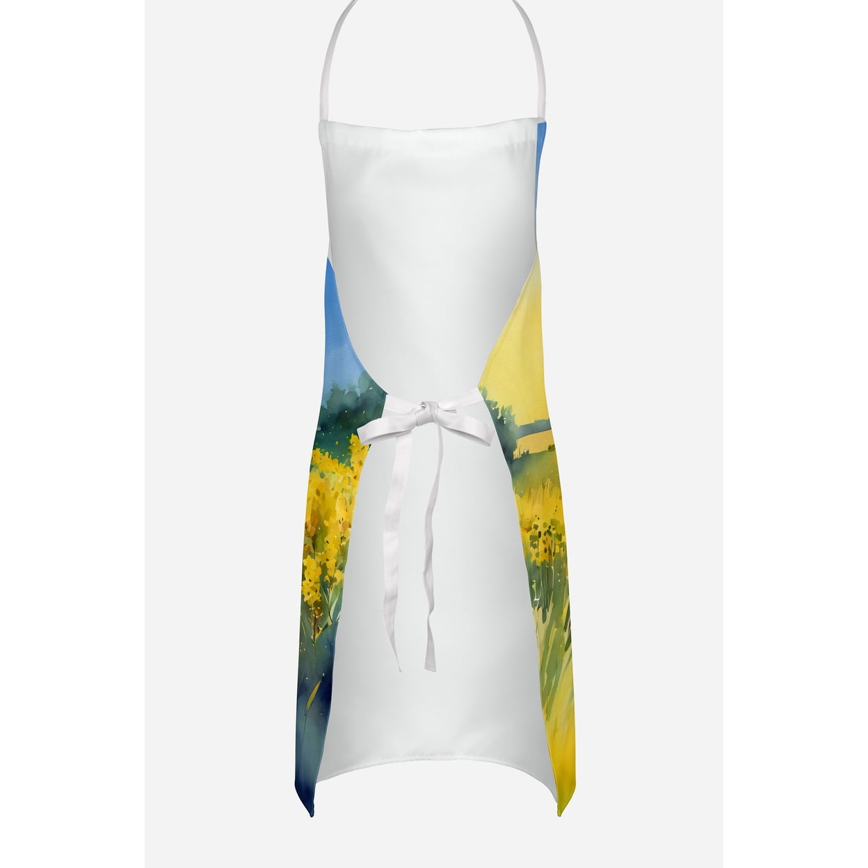 Nebraska Goldenrod in Watercolor Apron