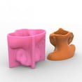 thumbnail image 4 of Molde de maceta de silicona con cabeza de niña 3D para plantas suculentas Herramienta de decoración de bonsái de jardín artesanal de resina hecha a Baoblaze Molde de silicona, 4 of 7