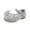 Silver, variant on eczipvz Frozen Shoes for Toddler Girls Mary Jane Princess Shoes Ballet Flat Wedding Party Shoes with Ankle Strap for Little Big Kids Red,7-8 Years