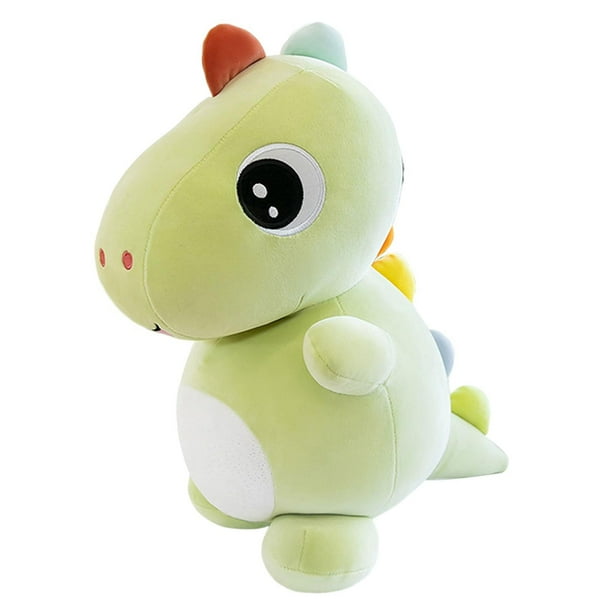 Juguete de peluche Suave cómodo dinosaurio de Simulación relleno para sala de estar decoración verde Sunnimix Muñeca linda