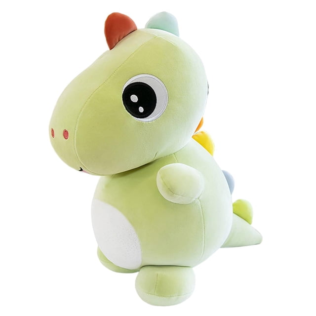 Juguete de peluche Suave cómodo dinosaurio de Simulación relleno para sala de estar decoración verde Sunnimix Muñeca linda
