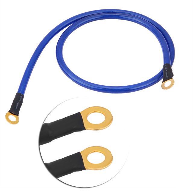 Fyydes Car Ground Wire, 5-Point Car Ground Cable,Universal 5-Point Auto Car Earth Cable System Ground Grounding Wire Kit