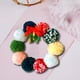 thumbnail image 4 of Puntoco Bolas de lana navideñas Bolas de colores Guirnalda Decoraciones navideñas Colgantes para puertas, ventanas y escaleras, 4 of 6
