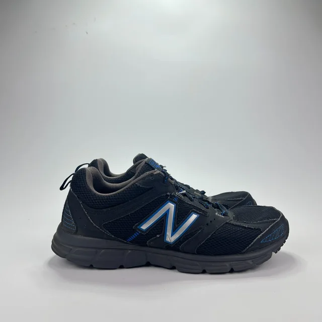 New Balance 430 v1 Black Blue Athletic Comfort Running Shoes Men's Size 10 D