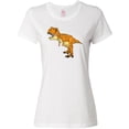 thumbnail image 3 of Inktastic Roaring T-Rex Women's T-Shirt, 3 of 5