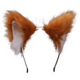 thumbnail image 2 of Callipe Cats Ears Headband Long Furry Adorable Plush Exquisite Cosplay Party Headpiece for Party, 2 of 2