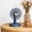 Blue, variant on Adorable Animal Design USB Desk Fan with Long Battery Life – Kawaii Panda Shaped Mini Table Fan for Students Dorm Study Room Travel