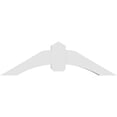thumbnail image 4 of 48"W x 14"H x 4"D x 6"F, 7/12 Pitch, Archdale Architectural Grade PVC Gable Bracket, 4 of 8