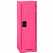 48" Single Tier Steel Locker, Pom Pom Pink