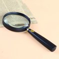 thumbnail image 1 of 6X Handheld Reading Magnifier, Shatterproof Lens, Non-Slip Handle for Adults Close Work, Seniors Reading and Nature Exploration, Hobby Observation, 1 of 5