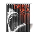 thumbnail image 1 of MKHERT Deep Sea Monster shark Polyester Fabric Bathroom Shower Curtain 60x72 inch, 1 of 1