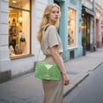 thumbnail image 7 of FORMRS Women Crossbody Purse with Chain Strap Vegan Leather Shoulder Handbag, Green Lemon Juice, 7 of 7